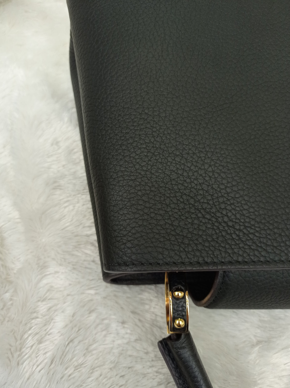 LV Capucines PM Taurillon Noir 2019