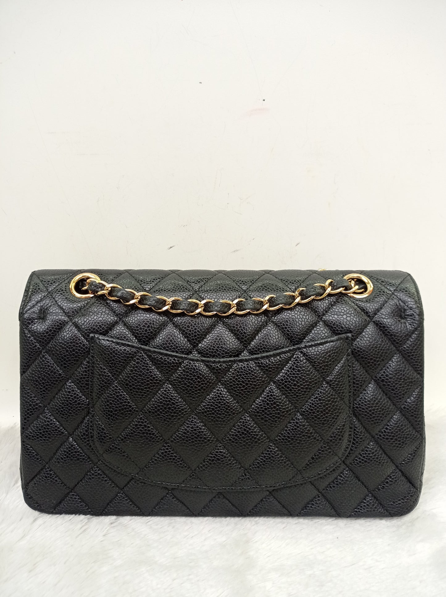 Chanel Medium Caviar Black GHW DF #20