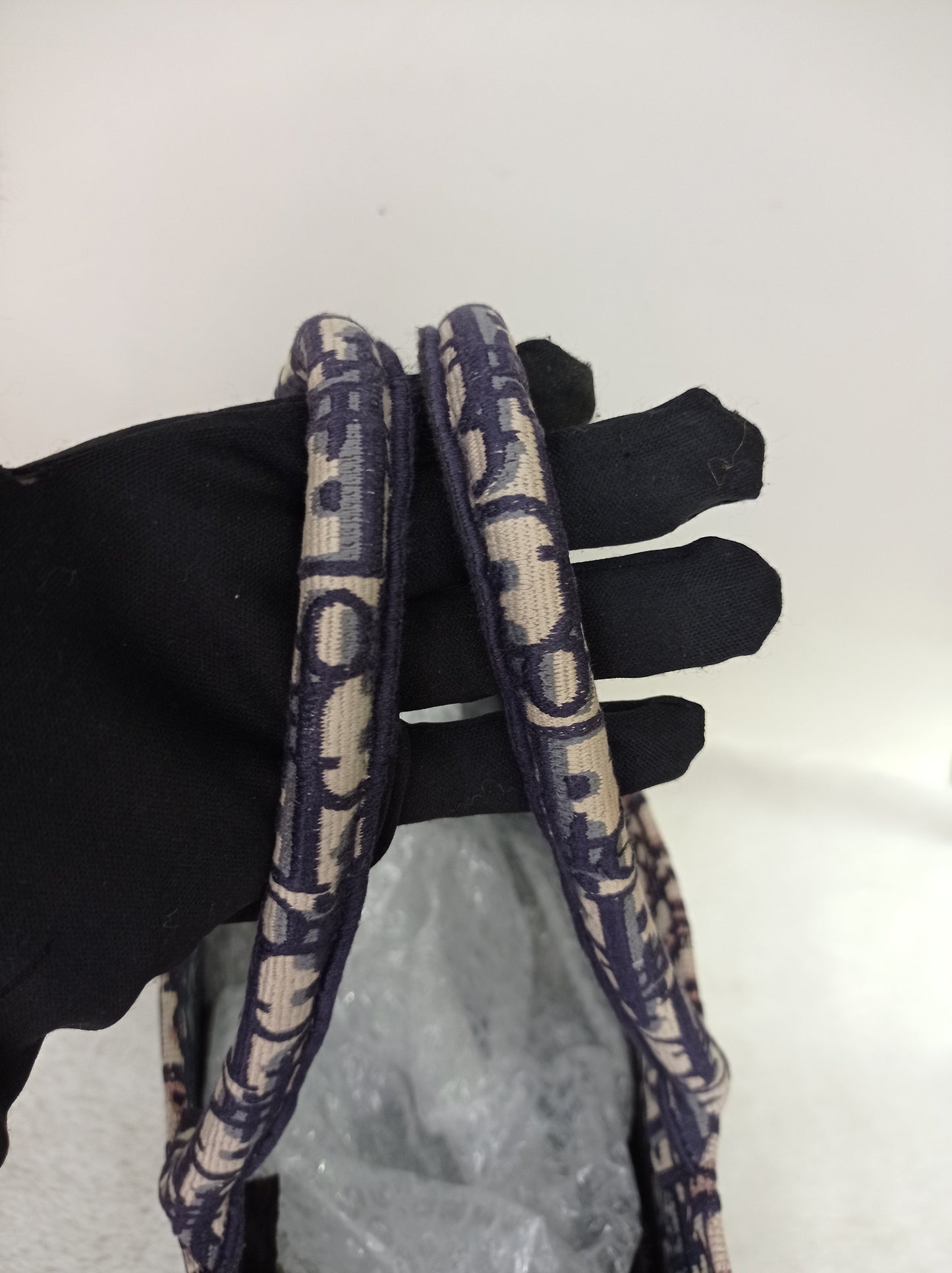 Dior Tote Book Medium Oblique Navy 2019