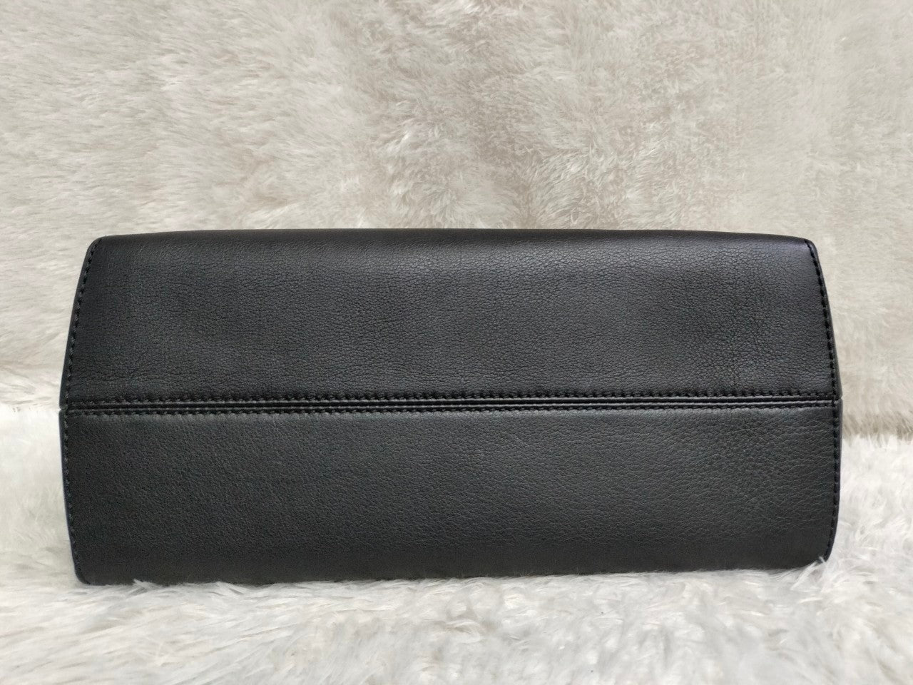 Fendi BTW Medium Black Scalloped Pearl SHW