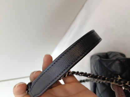 Chanel Coco Handle Small Caviar Dark Navy RHW #21