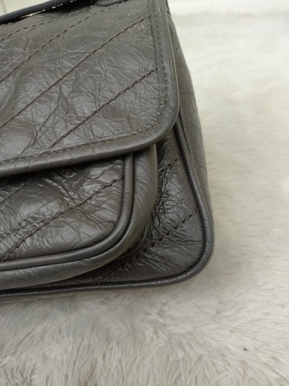 YsL Niki Baby Calfskin Grey RHW 2018