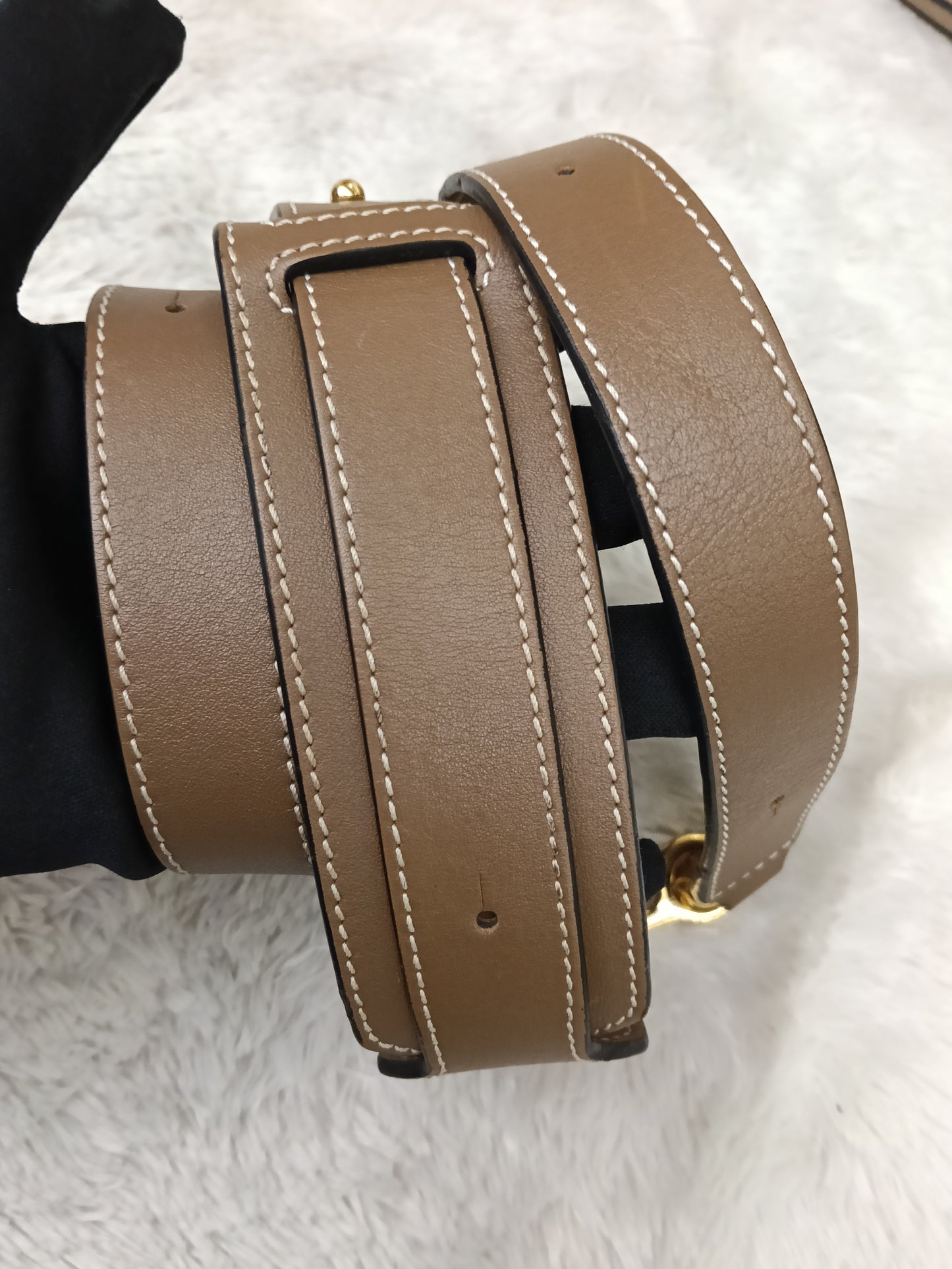 Loewe Puzzle Medium Grained Sand Mink GHW 2018