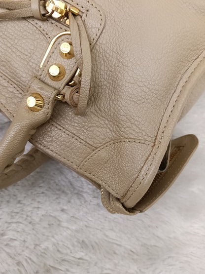Balenciaga Small City Edge Beige GHW 2019