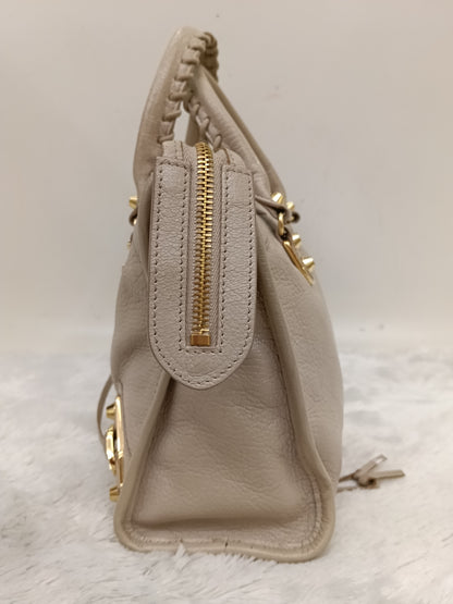 Balenciaga Small City Edge Beige GHW 2016