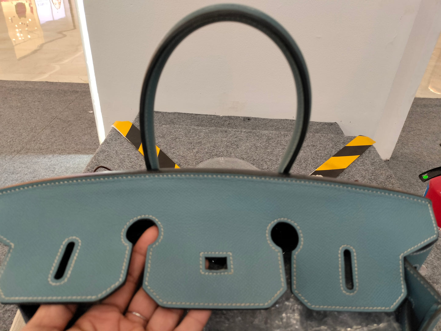 B35 Epsom Blue Jeans PHW #N square