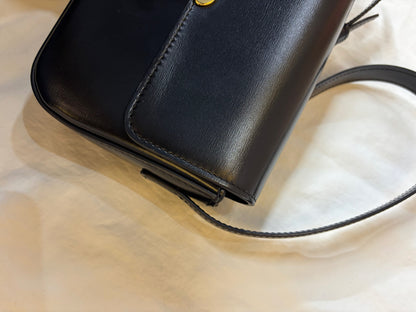 Celine Triomphe Shoulder Calfskin Black GHW 2022