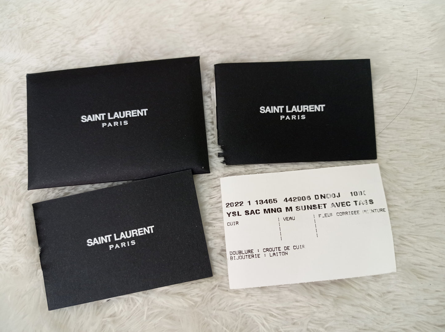 YsL Sunset Medium Croco Black GHW 2022