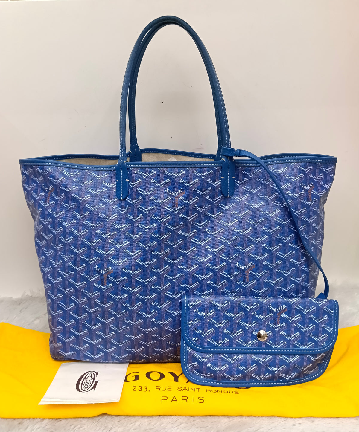 Goyard St Louis PM Blue 2019