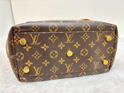 LV Majestueux PM Monogram Exotique Ostrich Lizard Ocre 2013