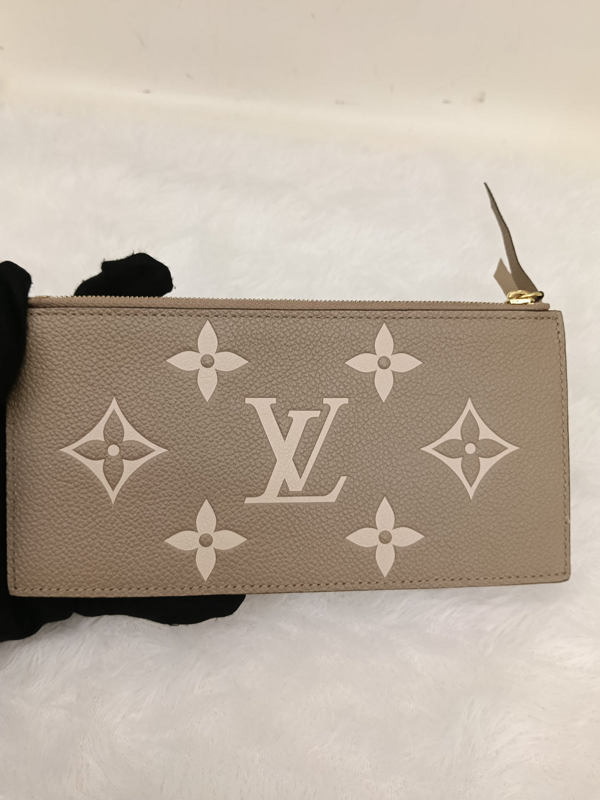 LV Felicie GM NV Monogram Empreinte Tourterelle Creme 2024 (CHIP)