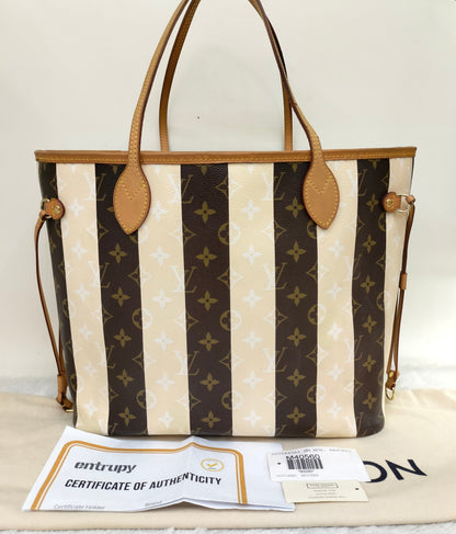 LV Neverfull MM Monogram Rayures