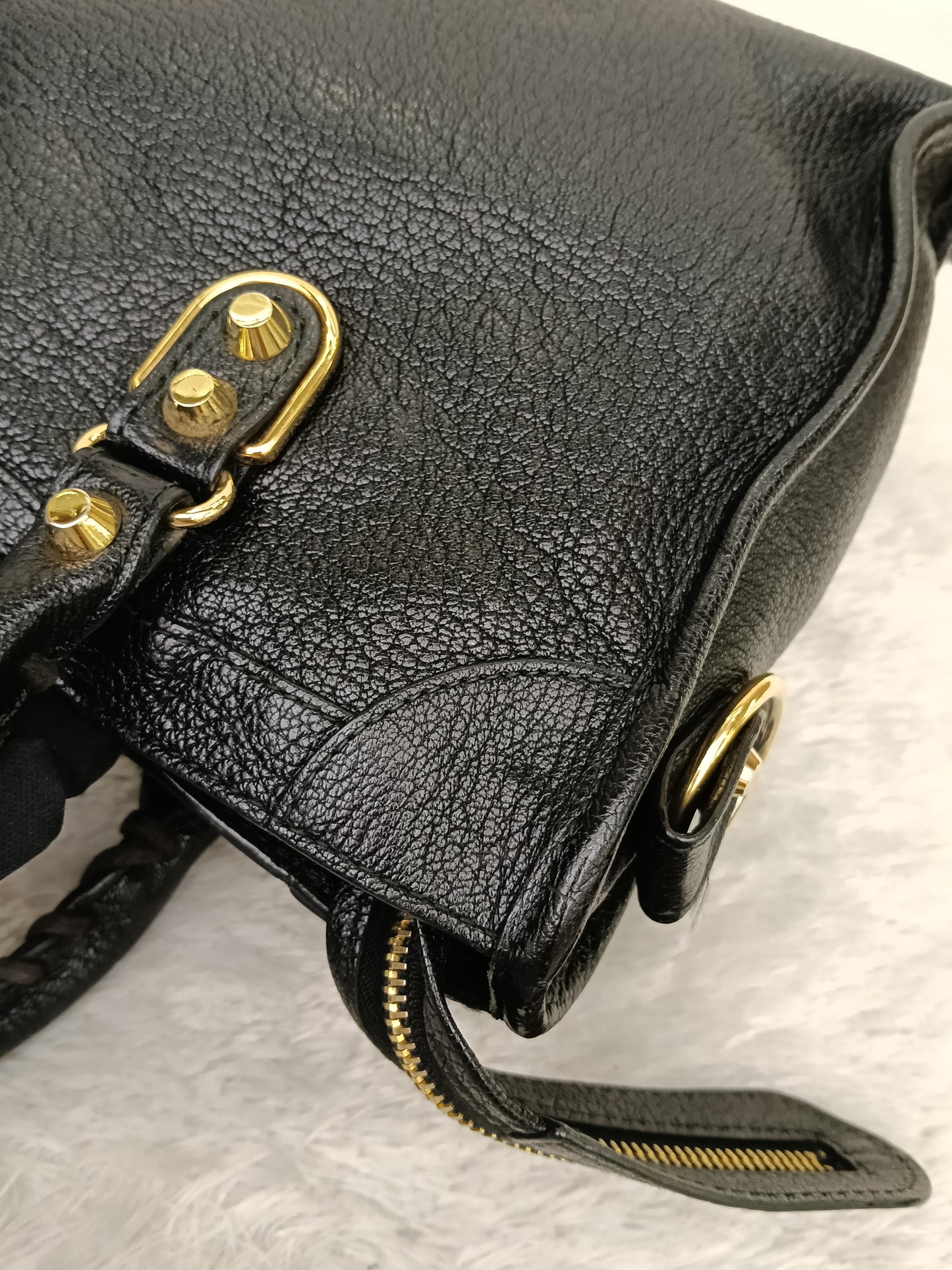 Balenciaga Small City Edge Black GHW 2016