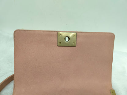 Chanel Boy 25 Caviar Salmon GHW #25