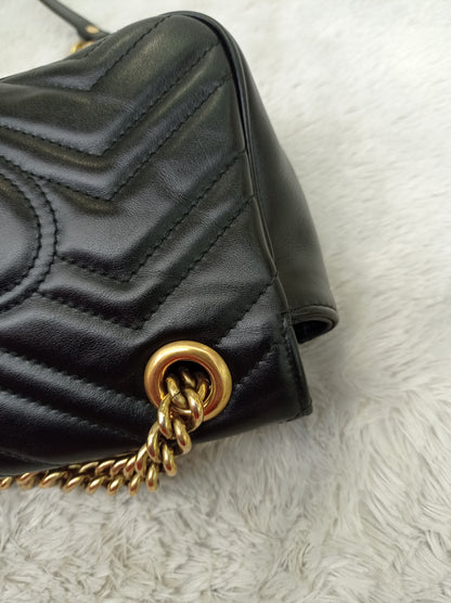 Gucci Marmont Mini Black GHW