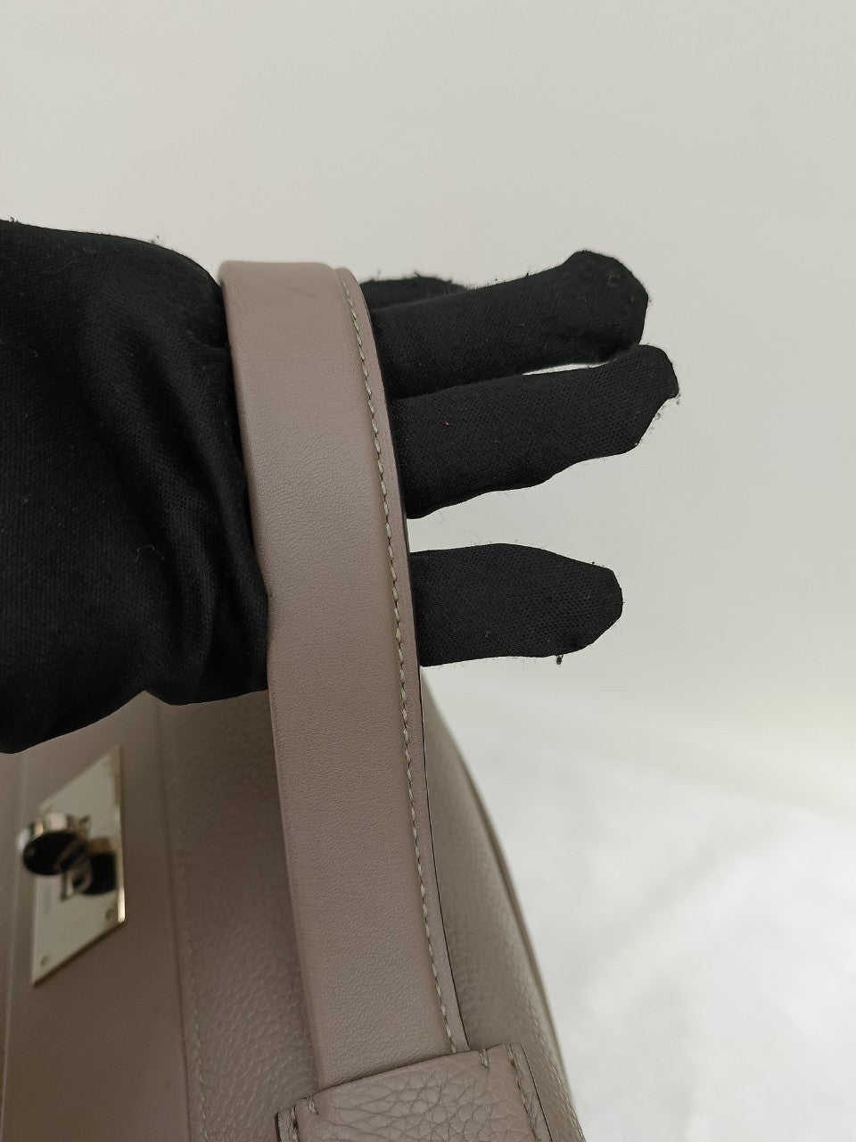 Hermes 2424 29cm Togo Swift Griss Asphalt PHW #C