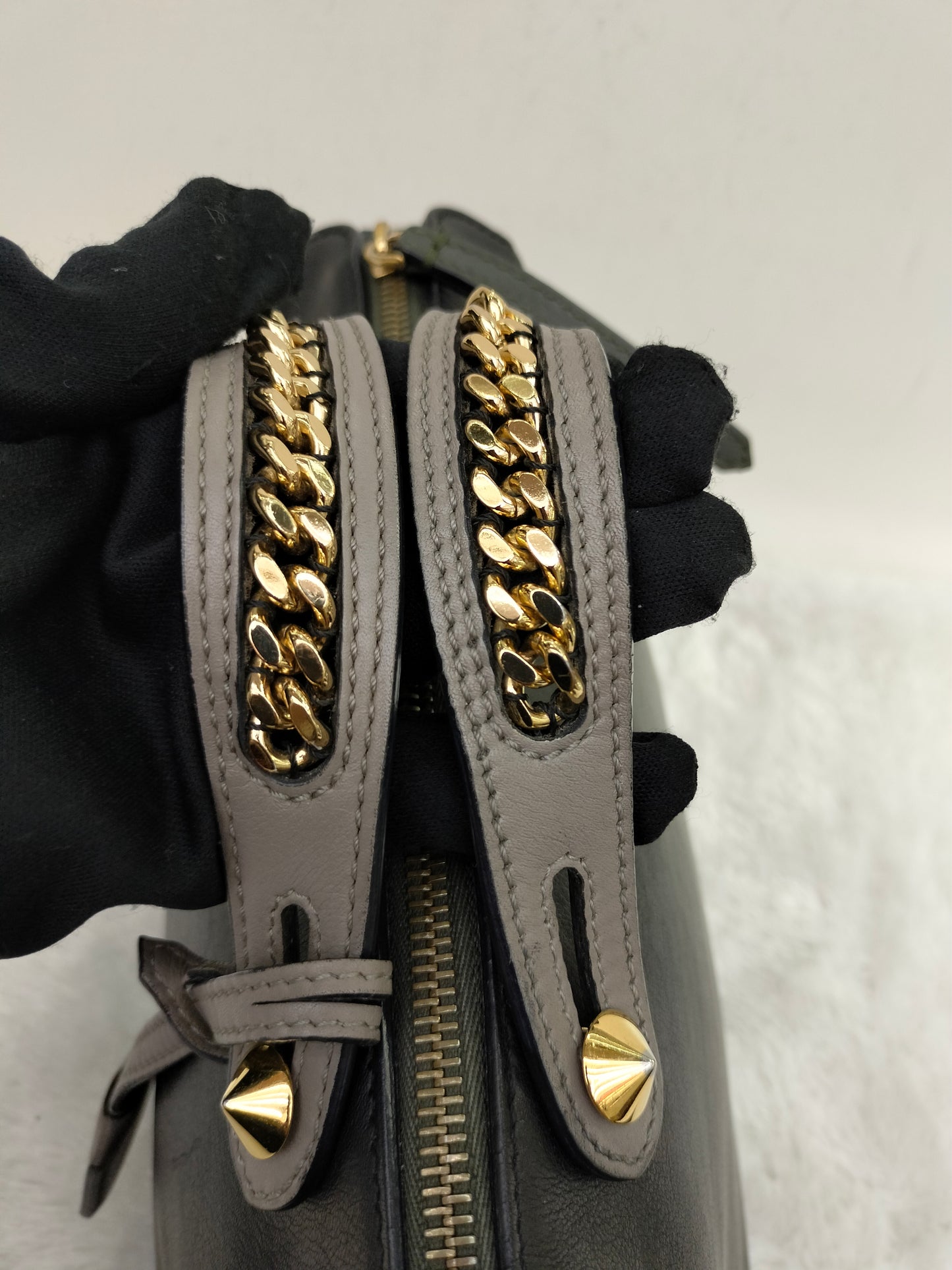 Fendi BTW Medium Black Chain GHW