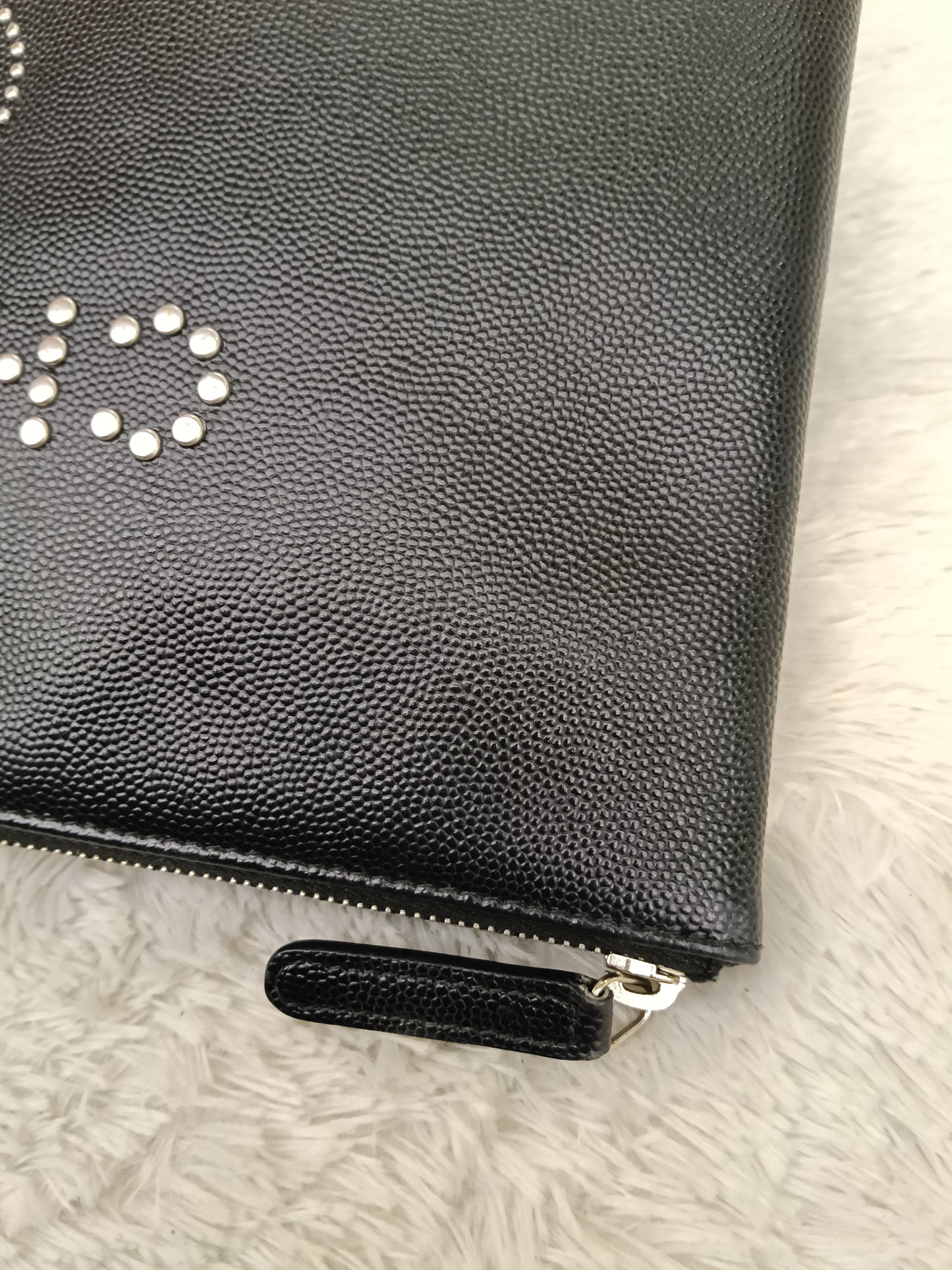 Chanel O'Case Deauville Medium Caviar Studded Black SHW #25