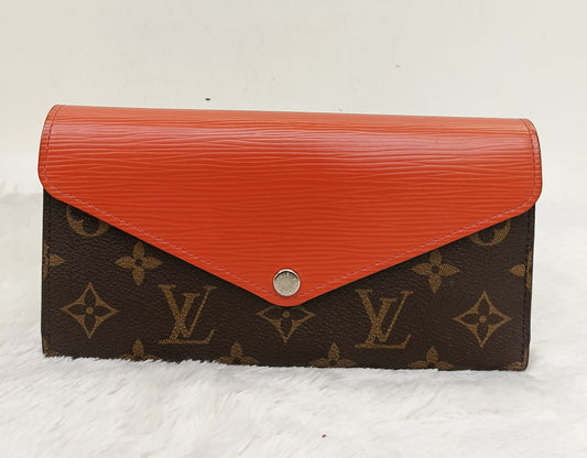 LV Portefeuille Marie Lou Long Wallet Monogram Epi Piment 2014