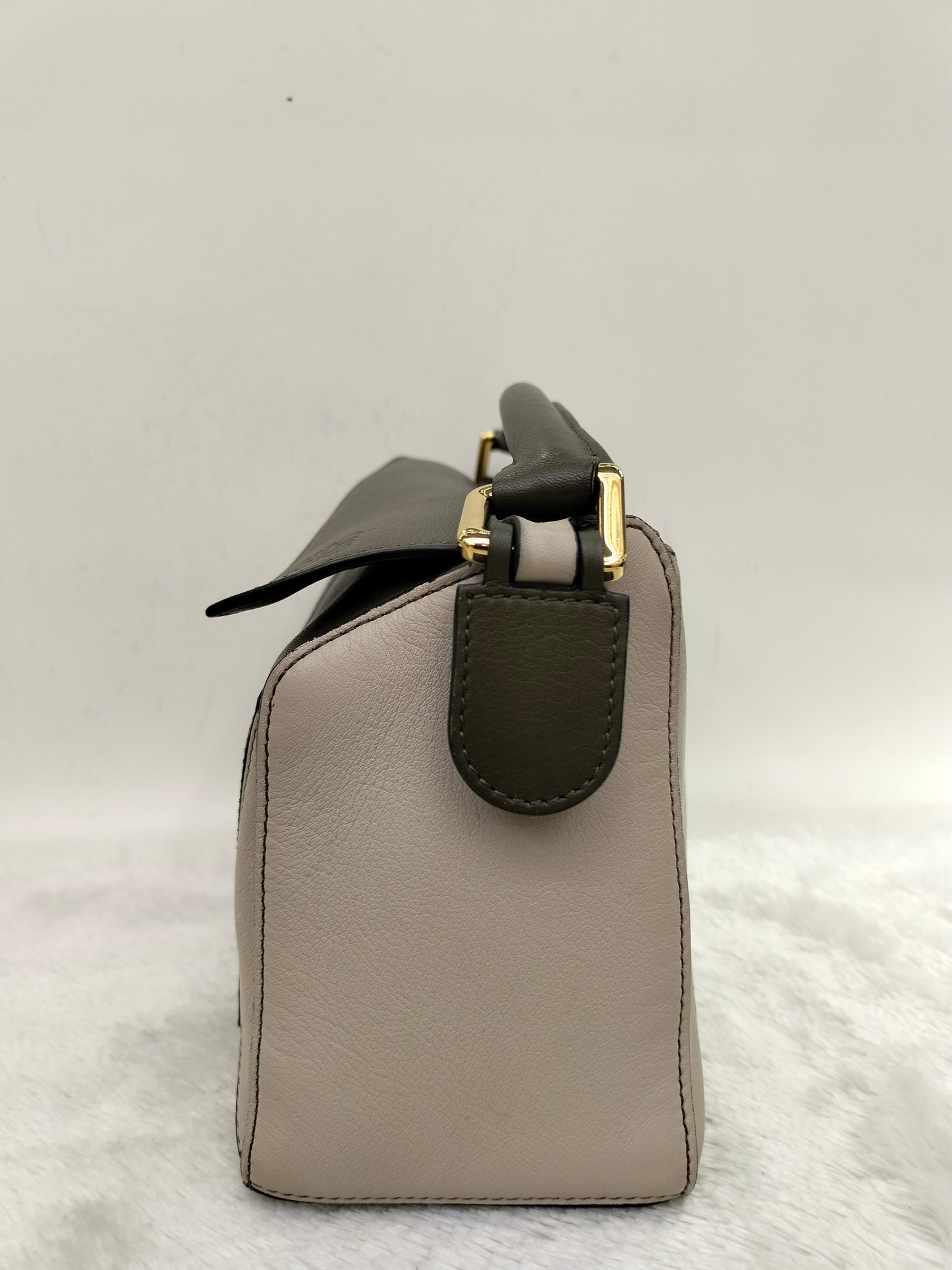 Loewe Puzzle Small Green Olive Oak GHW 2022