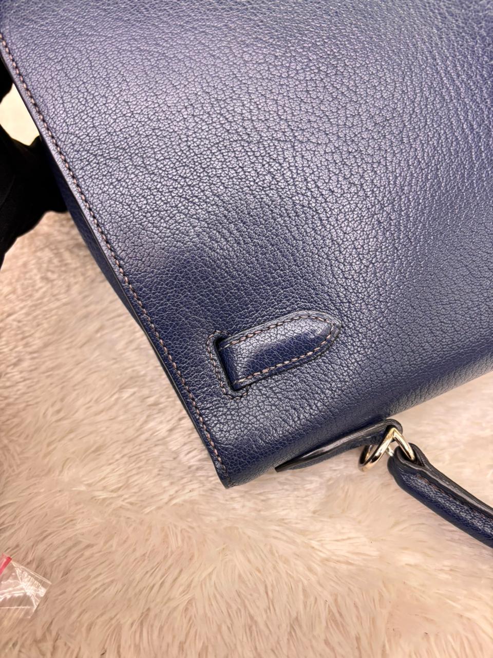 K32 Chevre Coromandel Blue De Malt PHW #L square