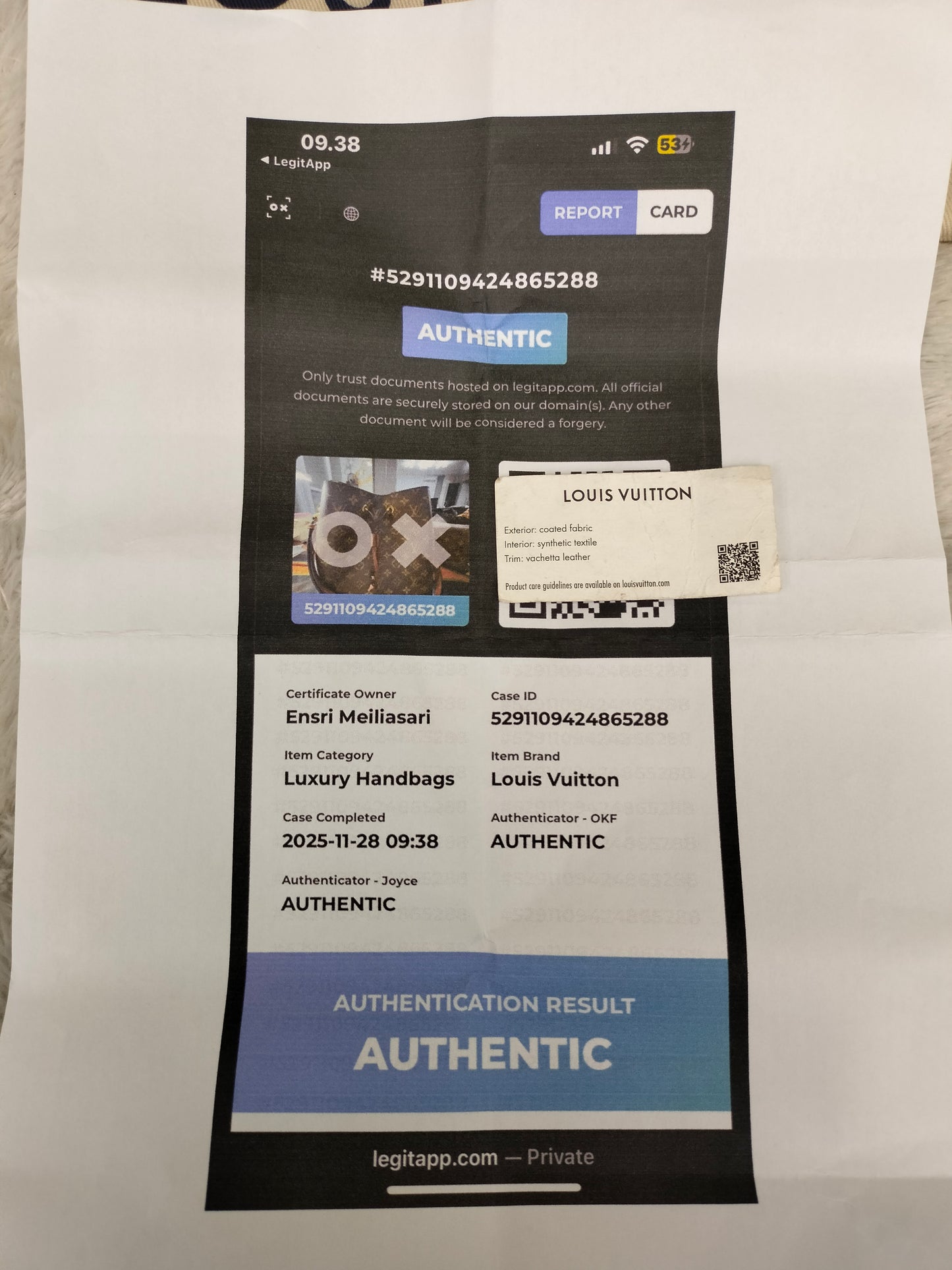 LV Neo Noe MM Monogram Caramel (CHIP)