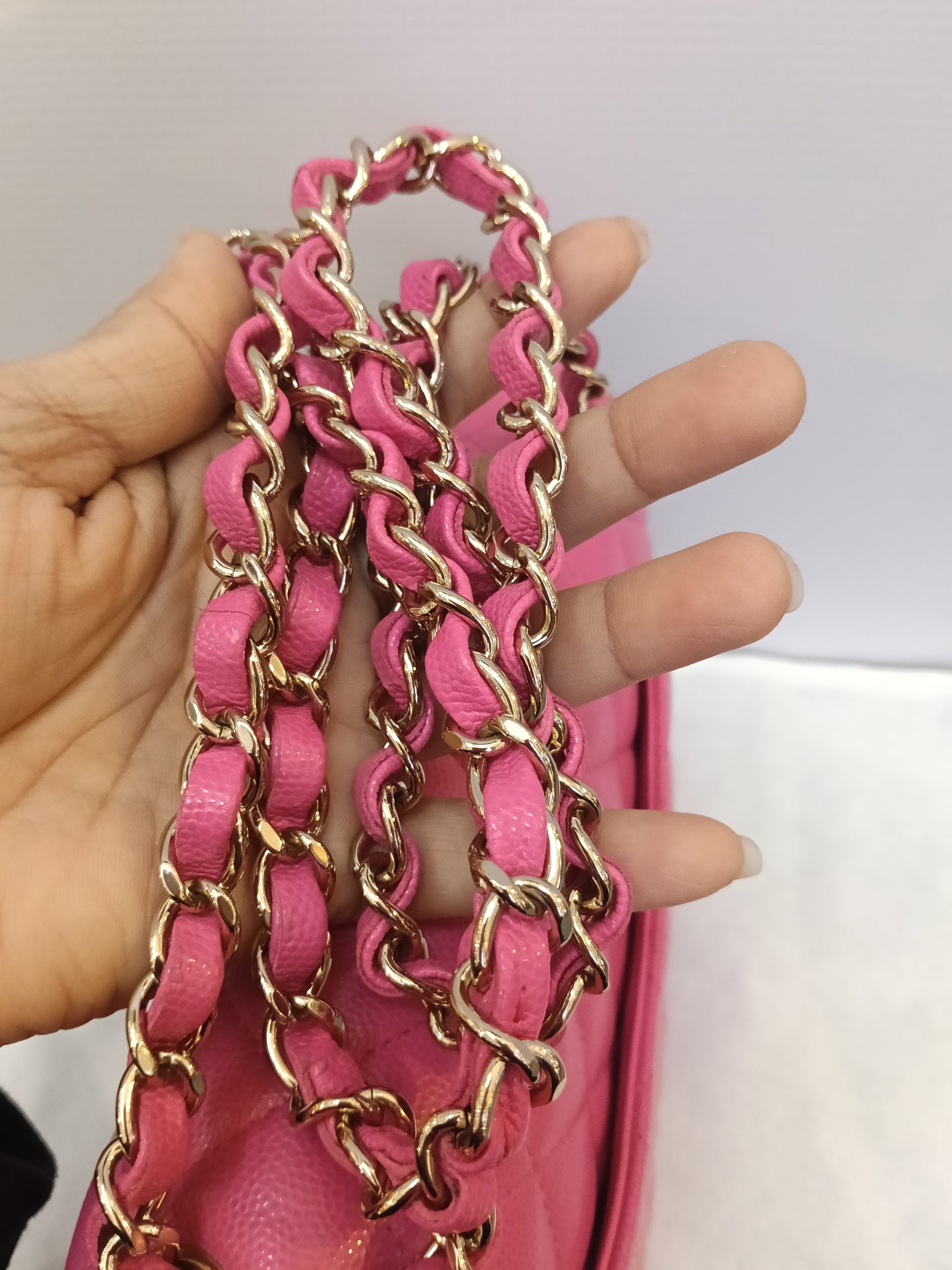 Chanel Small Caviar Pink LGHW (CHIP)