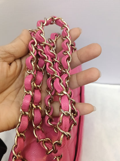 Chanel Small Caviar Pink LGHW (CHIP)