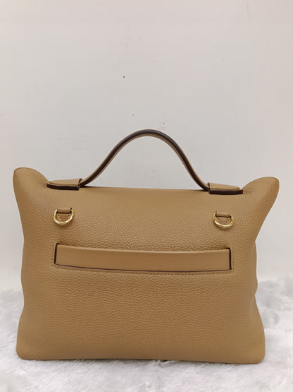 Hermes 2424 29 Togo Biscuit Alezan GHW #Z