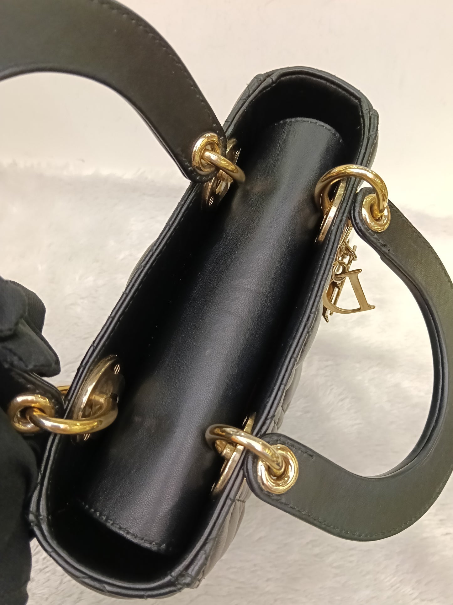 Lady Dior Small Lamb Black GHW 2018