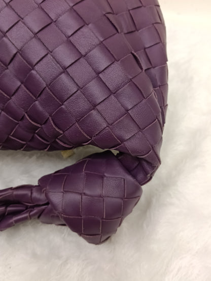 Bottega Veneta Teen Jodie Purple GHW