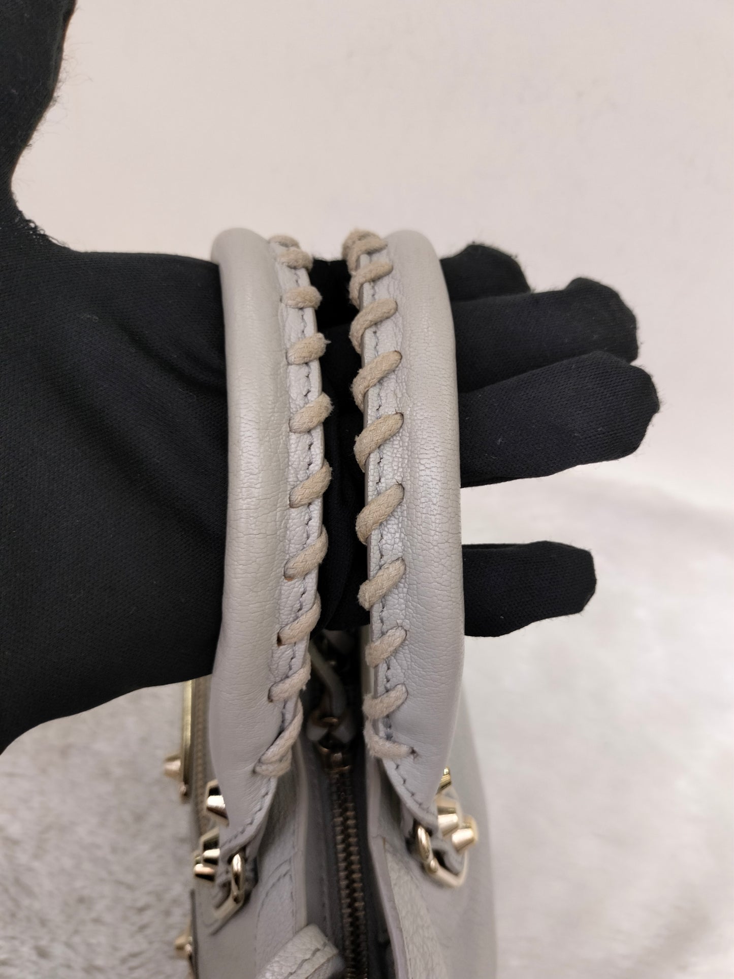 Balenciaga Mini City Edge Light Grey LGHW