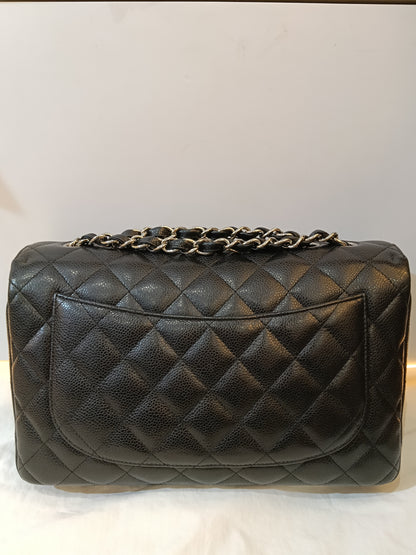 Chanel Jumbo Caviar Black SHW SF #13