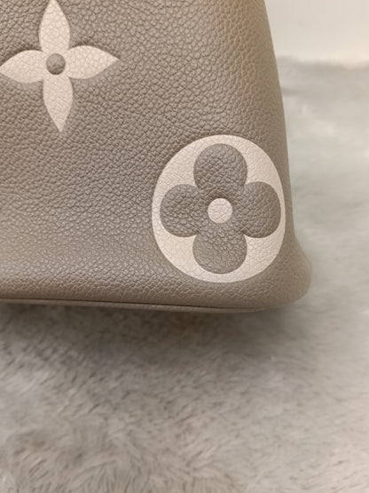 LV Neo Noe MM Monogram Empreinte Tourterelle Creme (CHIP)