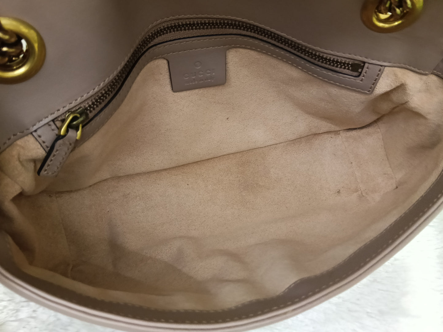 Gucci Marmont Small Nude GHW