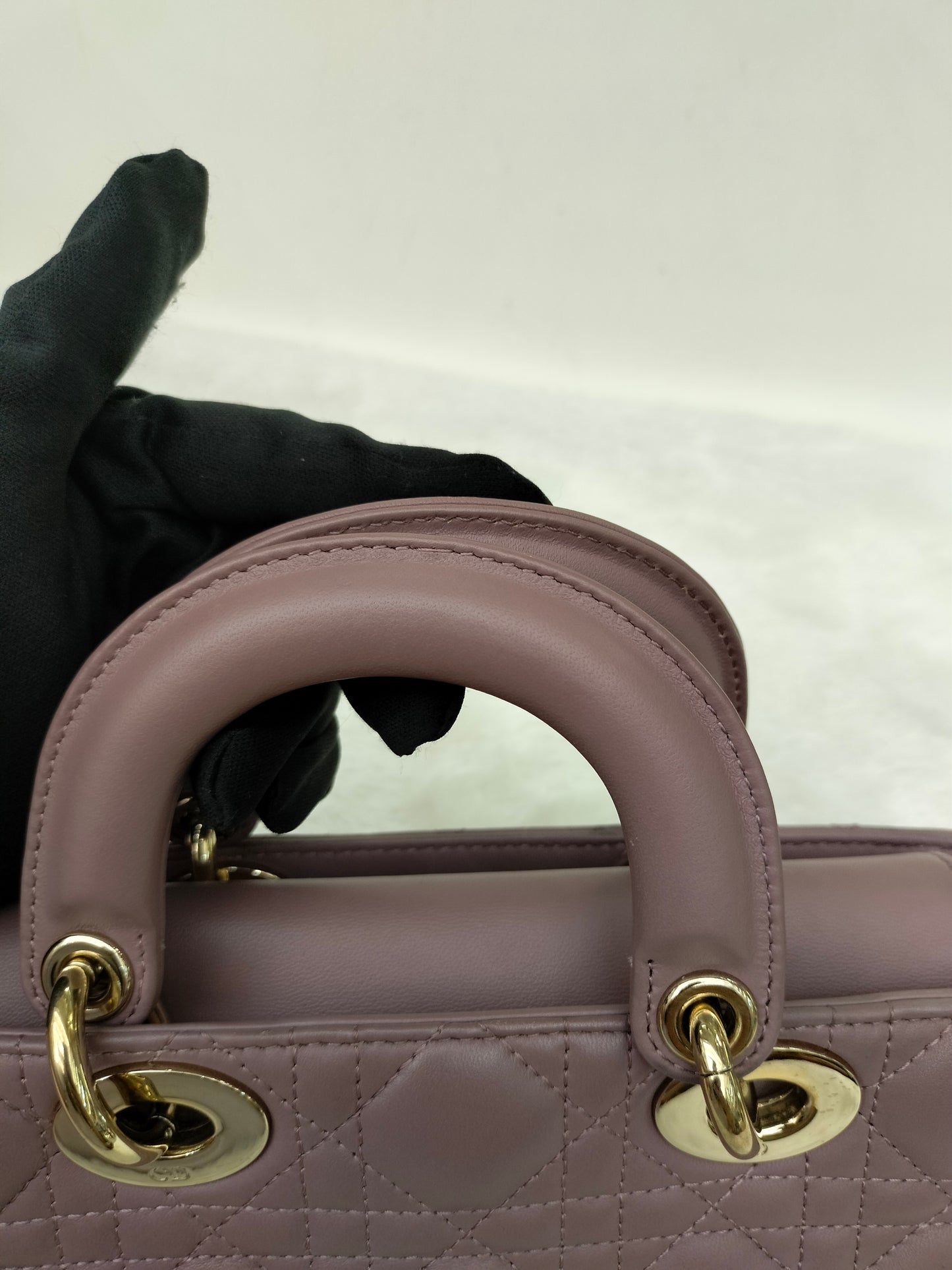 Dior D'joy Small Lamb Peony Pink GHW 2022