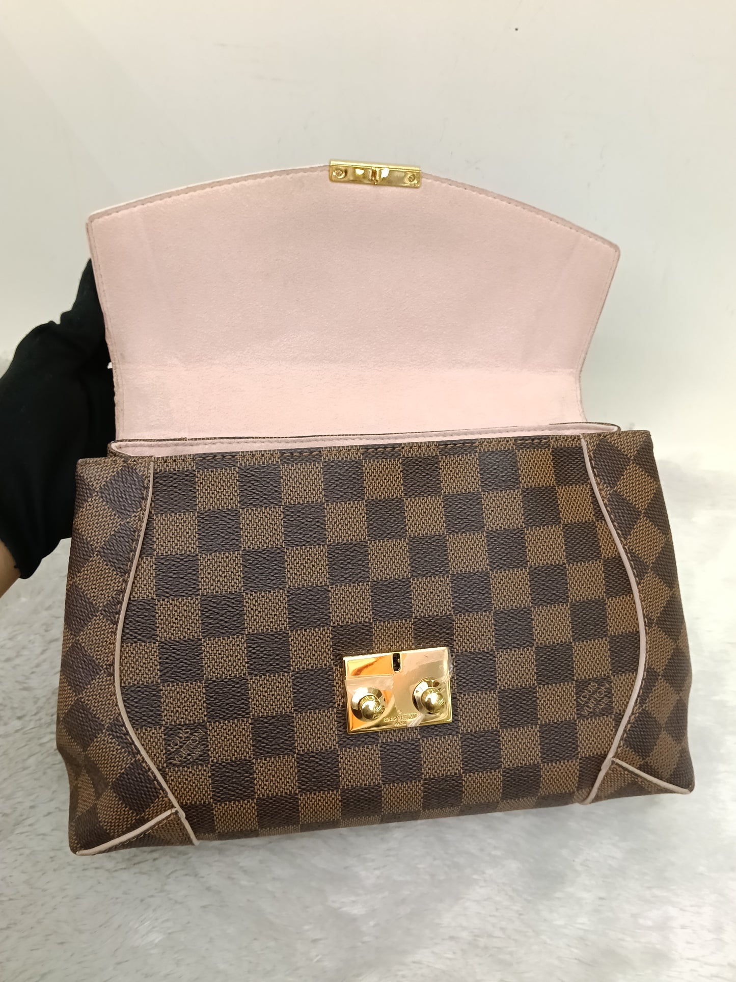 LV Caissa Clutch Damier Rose Ballerine 2016