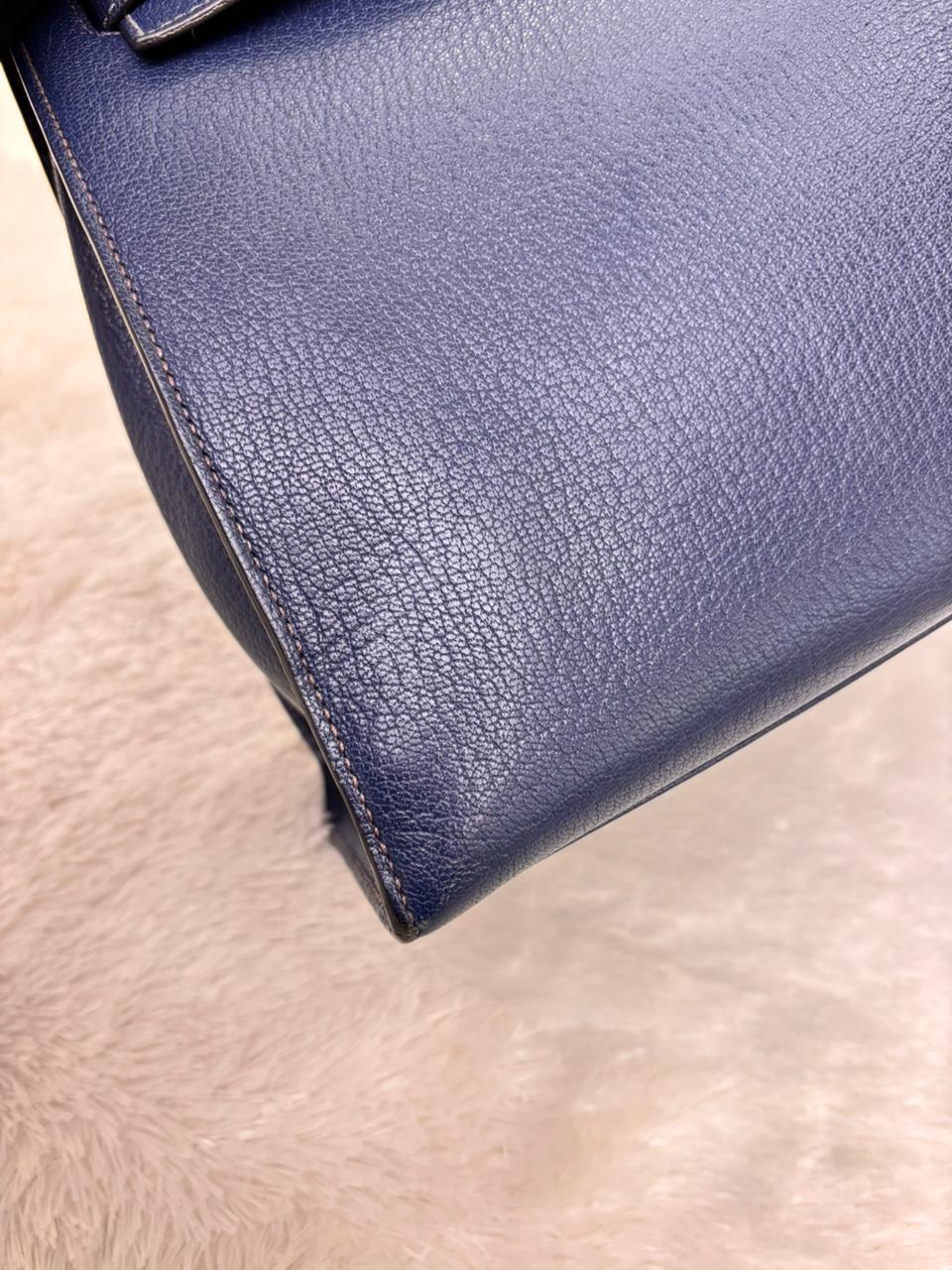 K32 Chevre Coromandel Blue De Malt PHW #L square