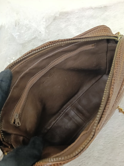 Chanel Camera Tassel Lizard Brown GHW #0
