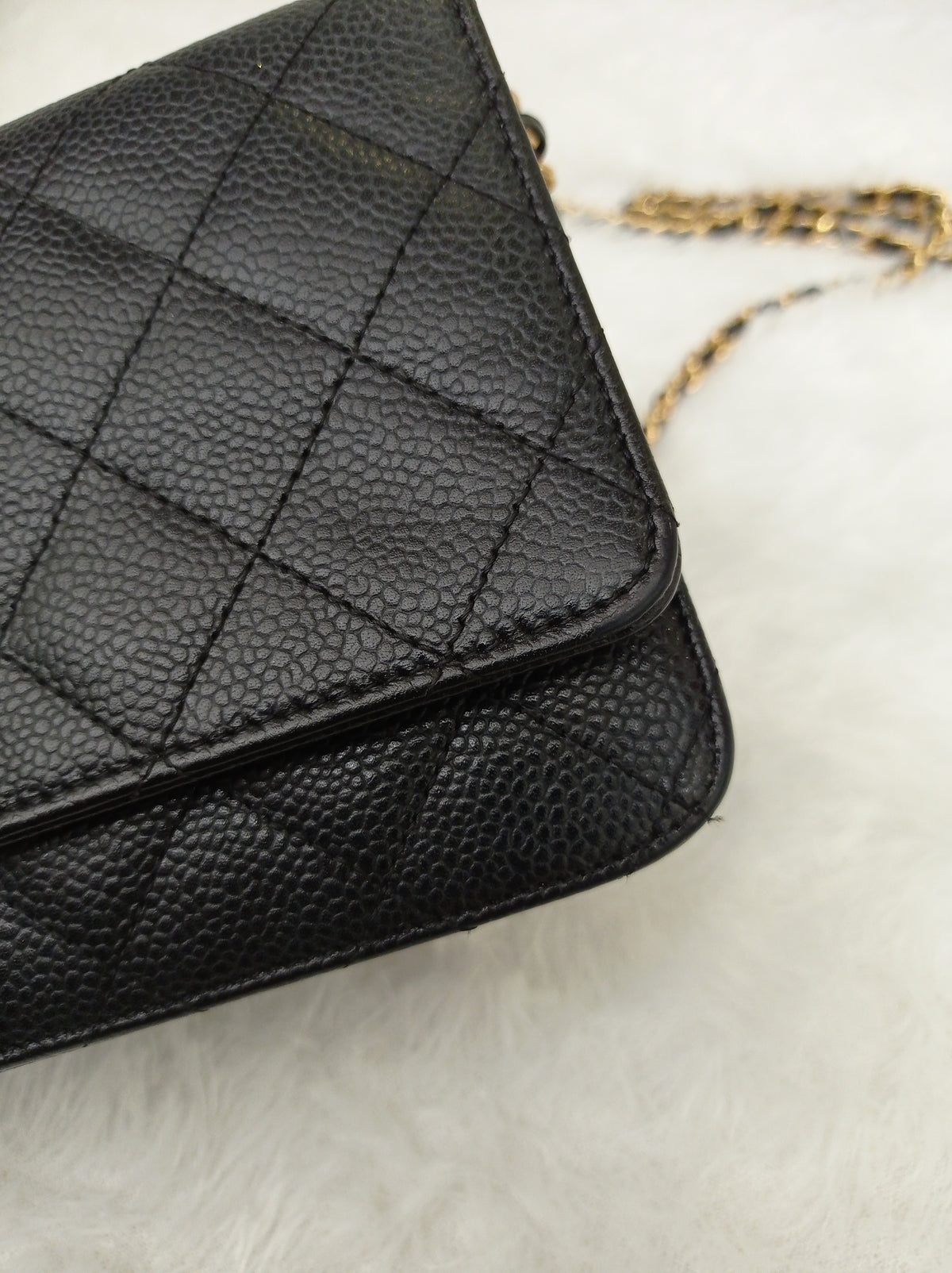 Chanel WOC Caviar Black GHW #27