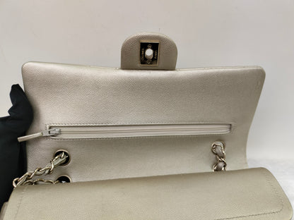 Chanel Medium Caviar Champagne GHW DF #23