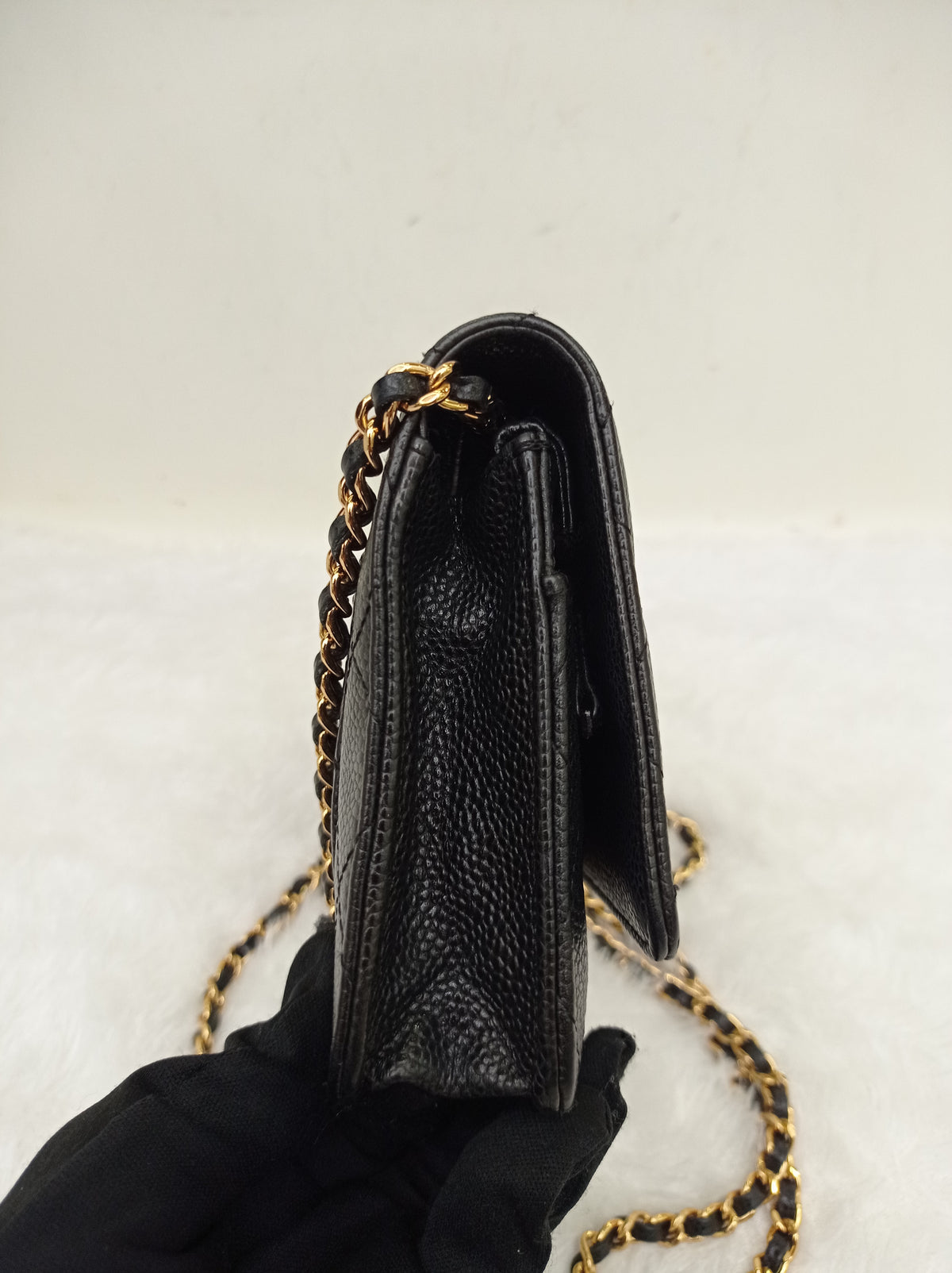 Chanel WOC Caviar Black GHW #27