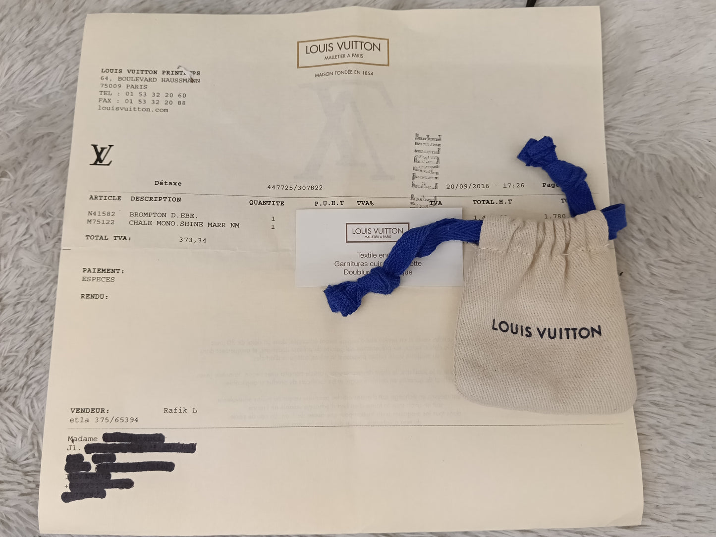 LV Brompton Damier 2016