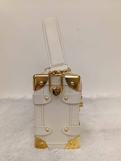 LV Side Trunk PM Grained Calfskin Chalk (CHIP)