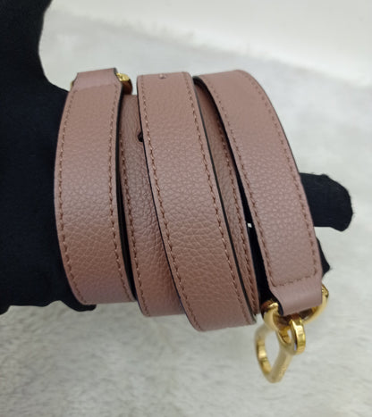 Loewe Puzzle Small Grained Dark Blush GHW 2021