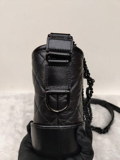 Chanel Gabrielle Small So Black #25