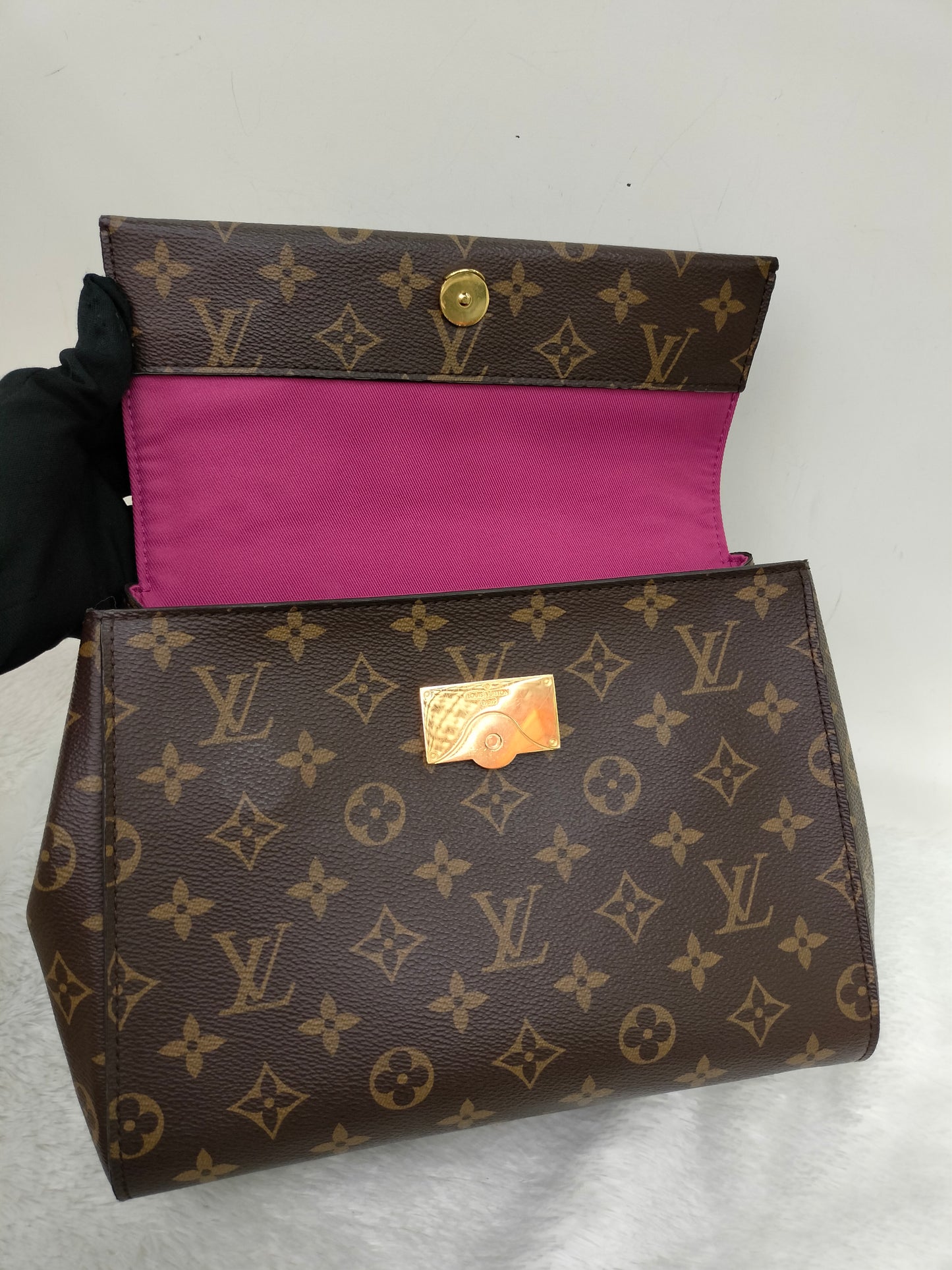 LV Clunny BB Monogram Bordeaux Fuchsia (CHIP)