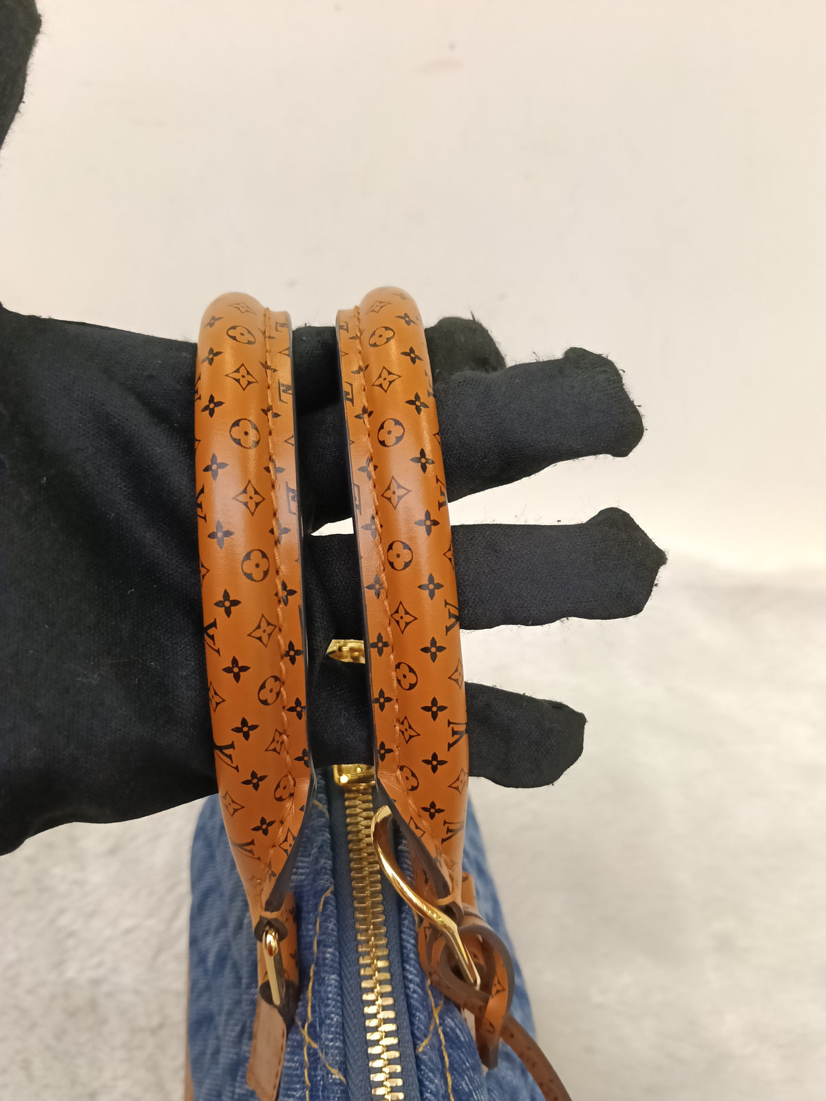 LV Alma BB Denim L Malletage Blue 2019