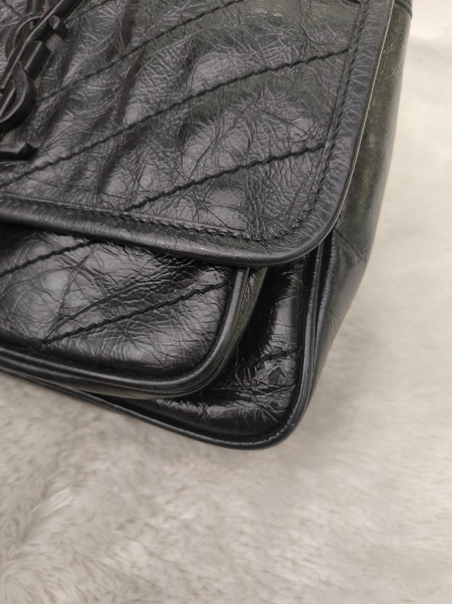 YsL Niki Baby Calfskin Black RHW 2019