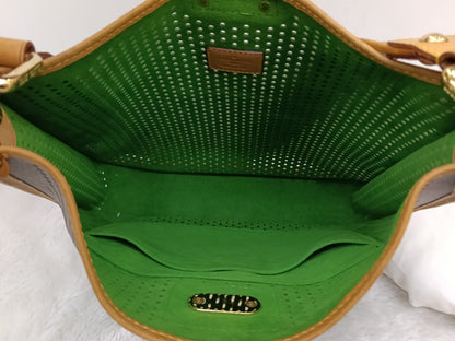 LV Musette Perforated Verde Monogram Green